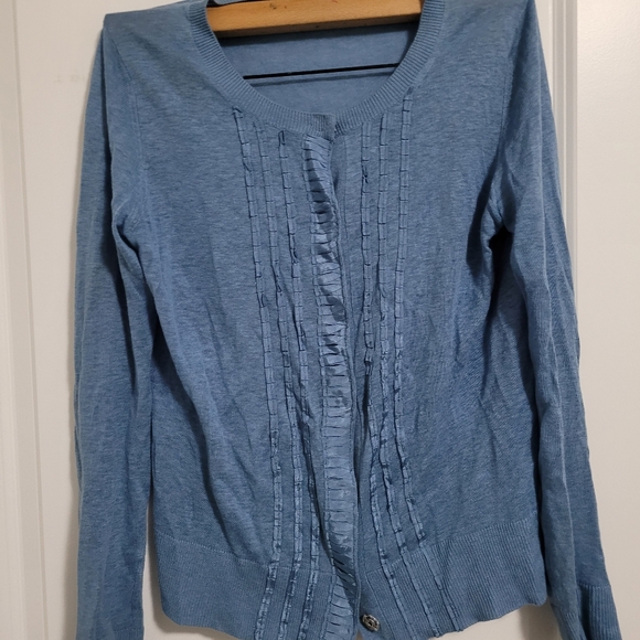 SILK AND LINEN CARDIGAN,  BANANA REPUBLIC - Picture 5 of 6